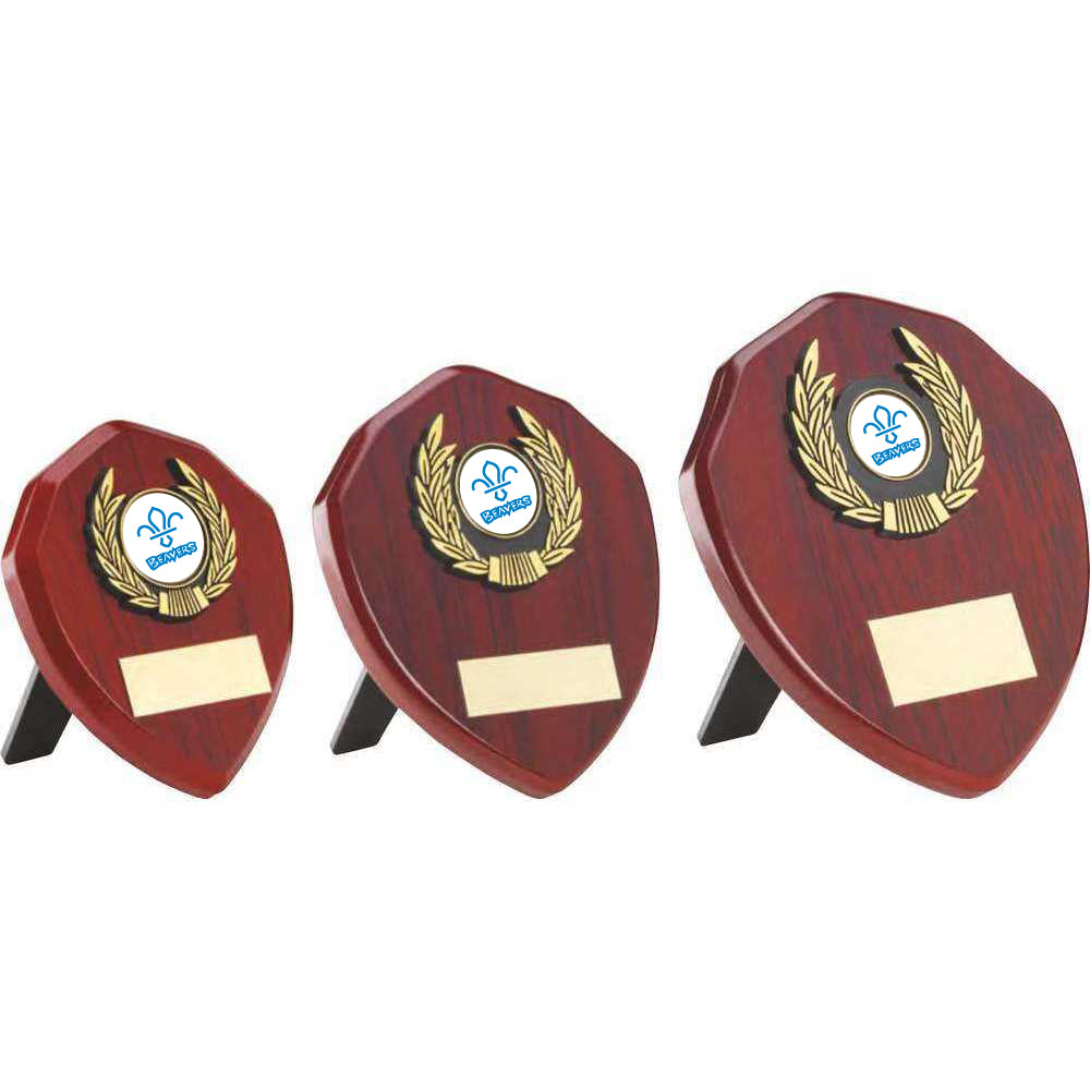 Beavers Wood Shield Personalised Trophy