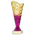 Titan Gold/Purple Plastic Trophy Cup on White Marble Base