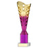 Titan Gold/Purple Plastic Riser Trophy Cup on Marble Base
