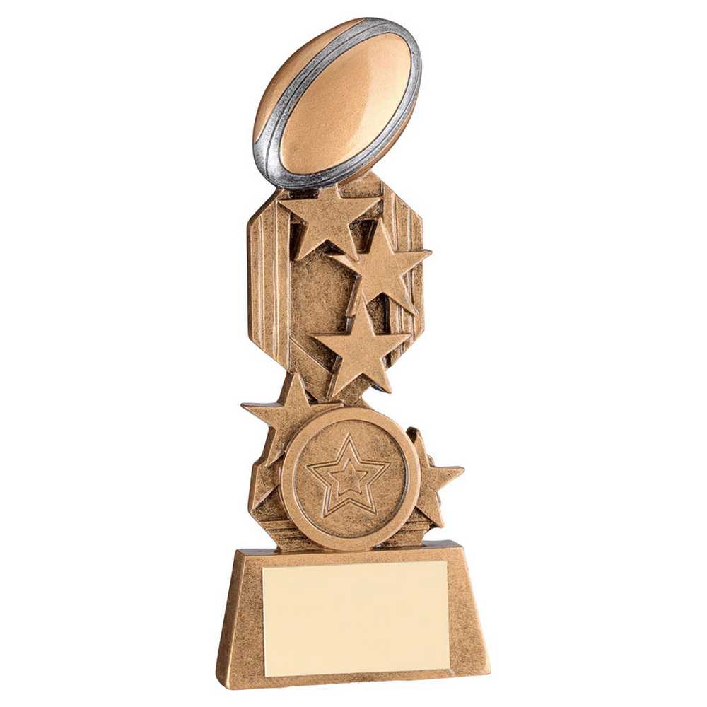 Rugby Star Tower Trophy