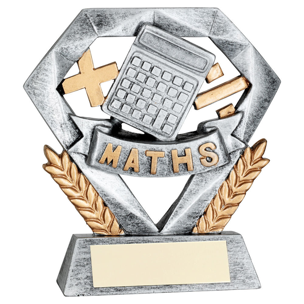 Maths Mini Diamond School Trophy