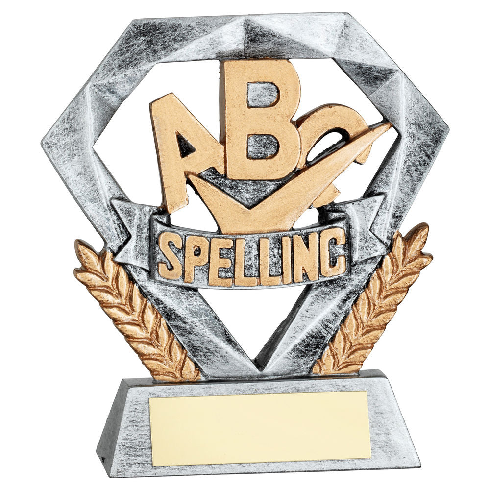 Spelling Mini Diamond School Trophy