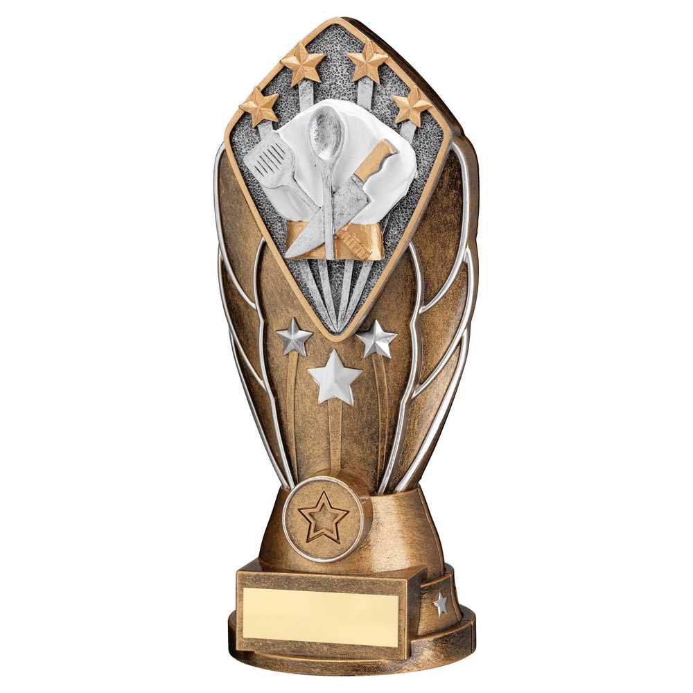 Star Baker Cooking Diamond Column Trophy