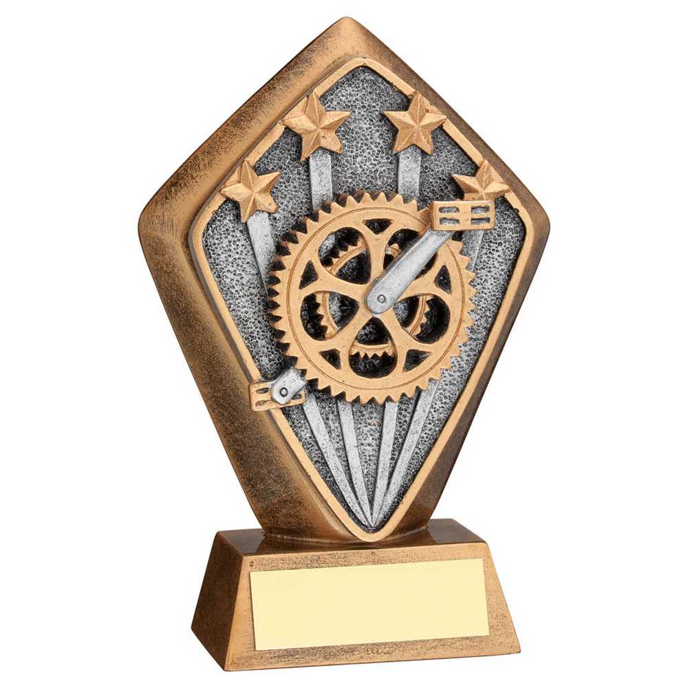 Cycling Diamond Trophy Plaque