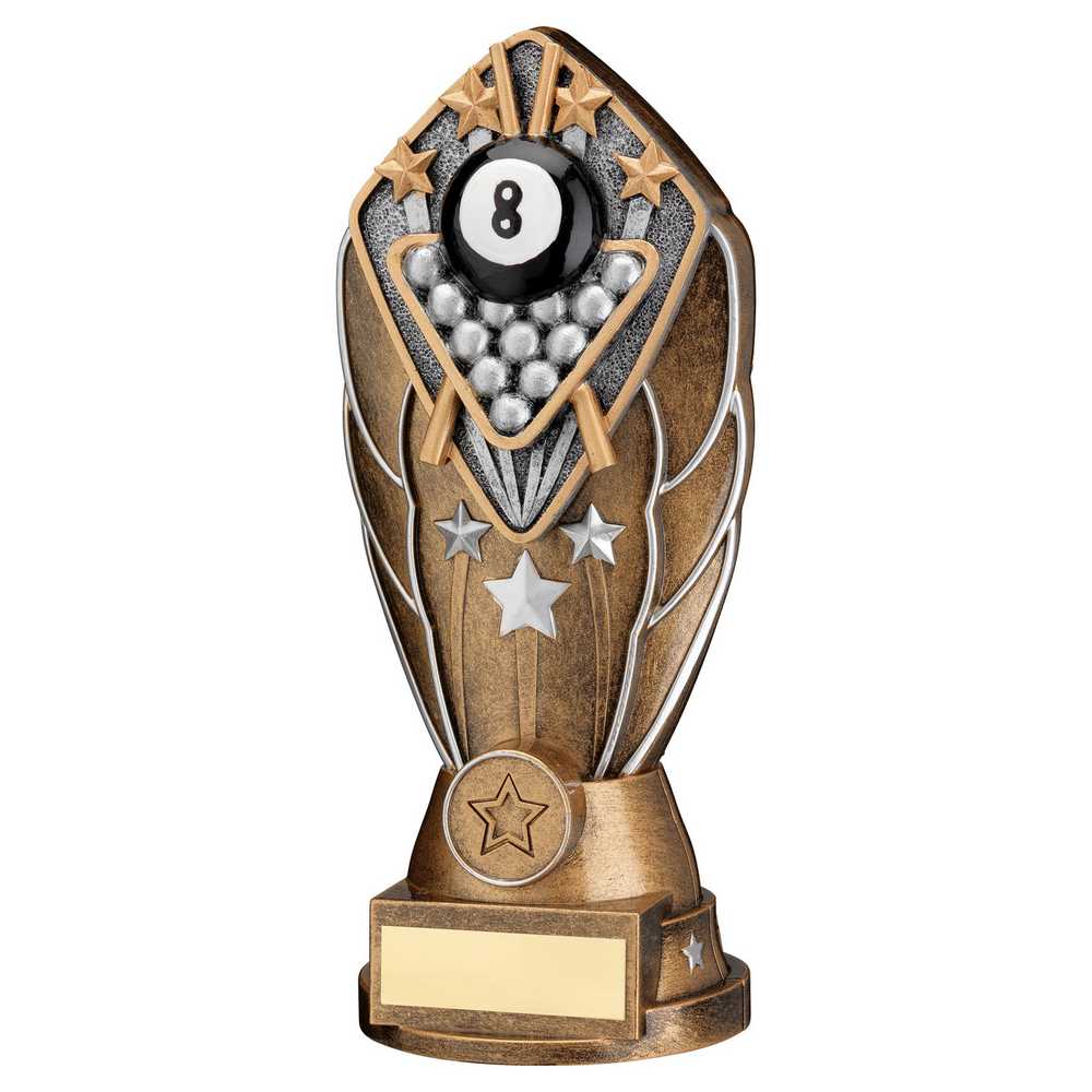 Pool Diamond Column Trophy