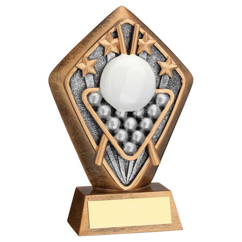 Snooker Diamond Trophy Plaque