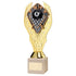 Pool Gold Plastic Statue Trophy on Cream Marble Base