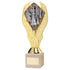 Chess Gold Plastic Statue Trophy on Cream Marble Base