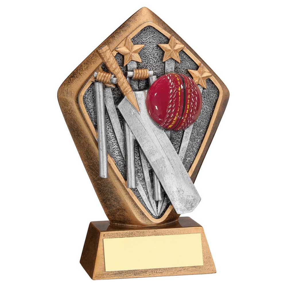 Cricket Diamond Trophy Plaque