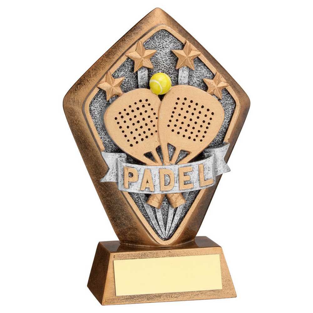 Padel Diamond Trophy Plaque
