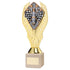 Motorsport Gold Plastic Statue Trophy on Cream Marble Base