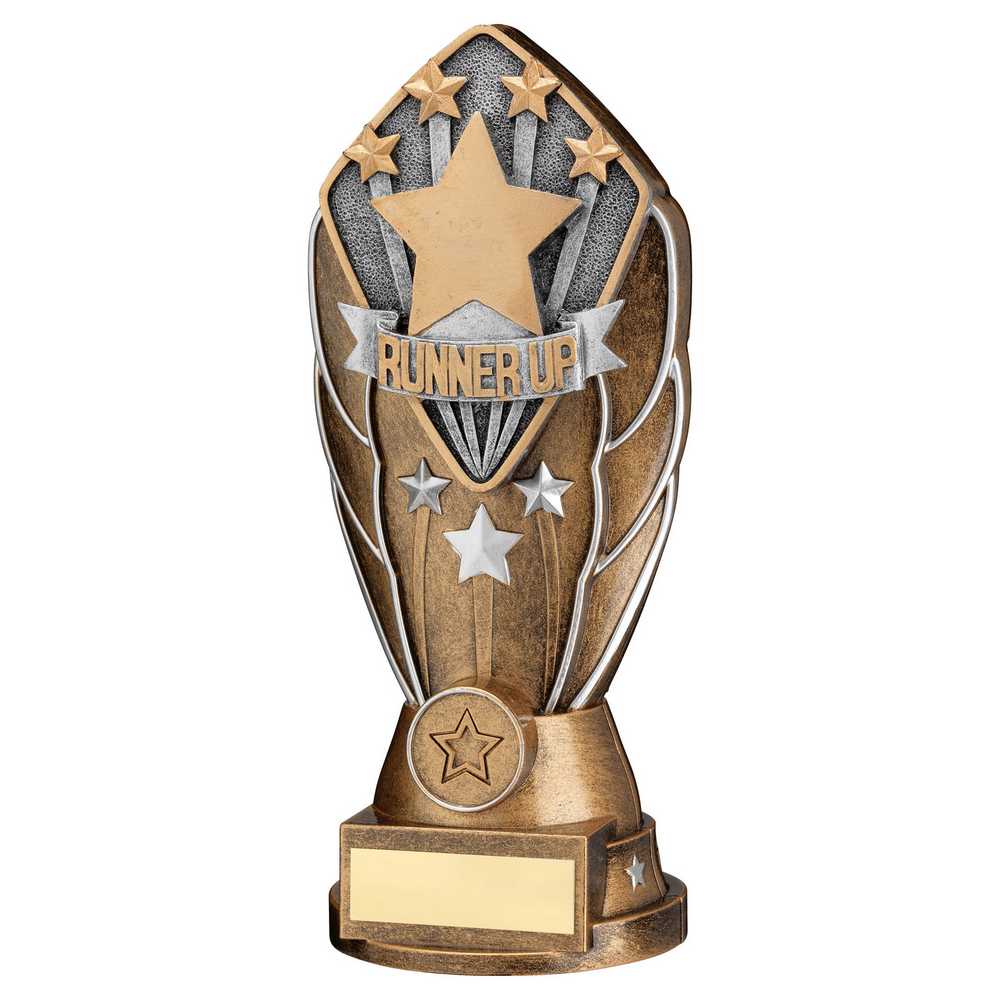 Runner Up Diamond Column Trophy