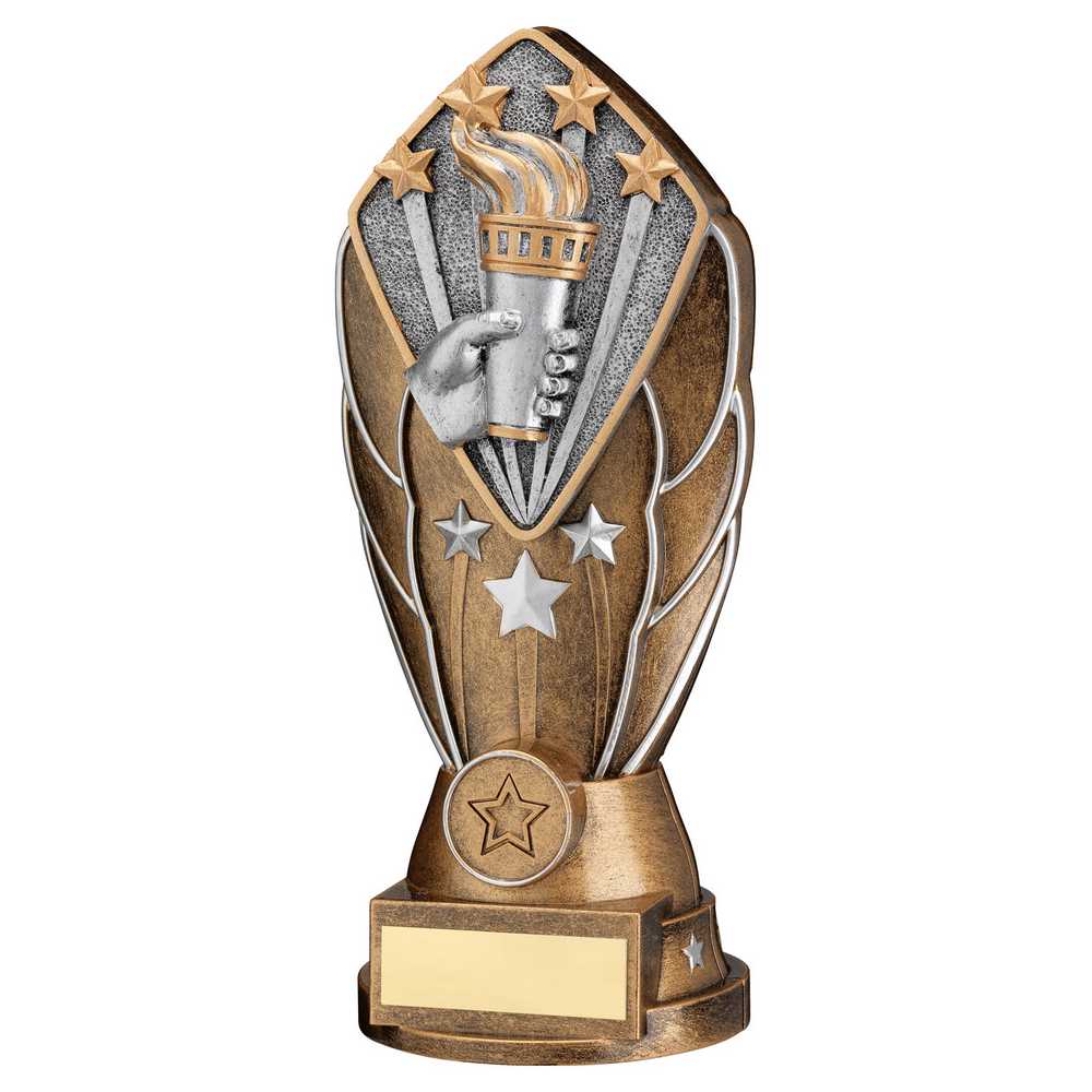 Victory Torch Diamond Column Trophy