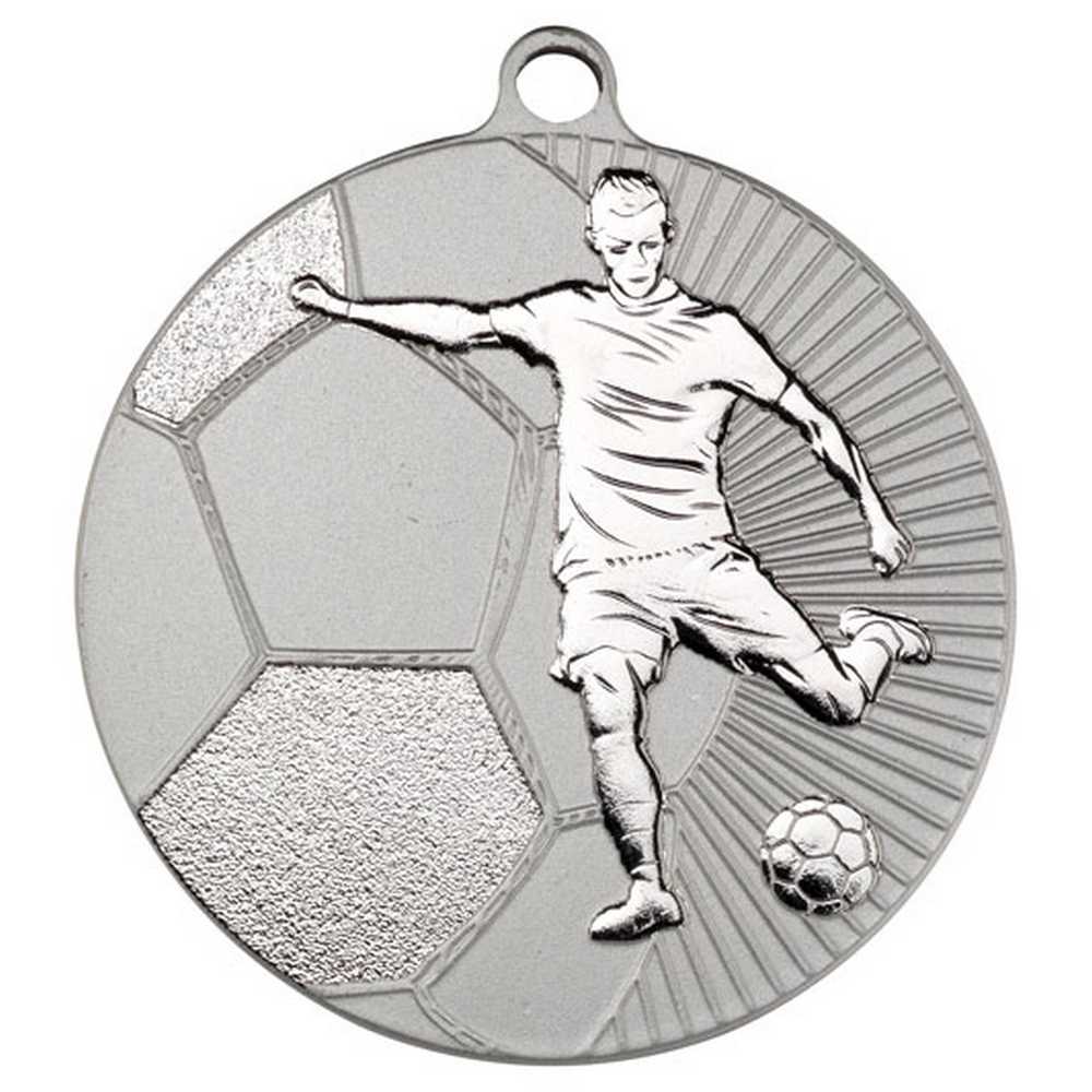 Football Medal Matt Silver/Silver