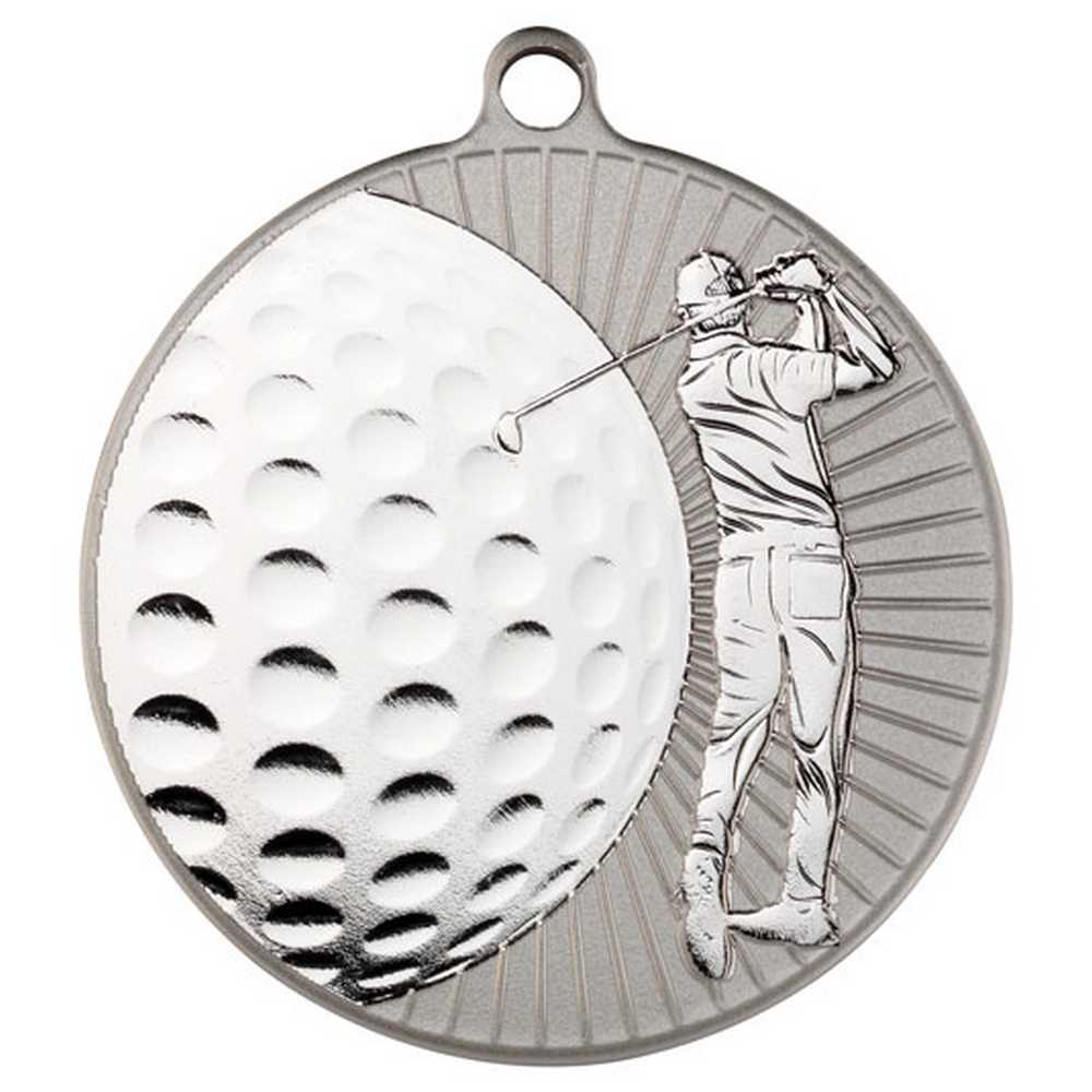 Golf Medal Matt Silver/Silver