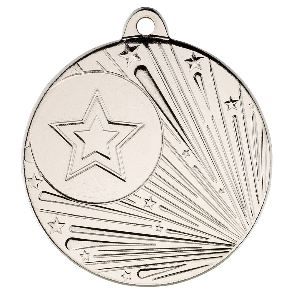 Shooting Star Budget Medal with Ribbon