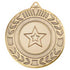 Antique Gold Star Wreath 50mm Medal