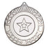 Antique Silver Star Wreath 50mm Medal