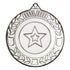 Silver Star Wreath 50mm Medal
