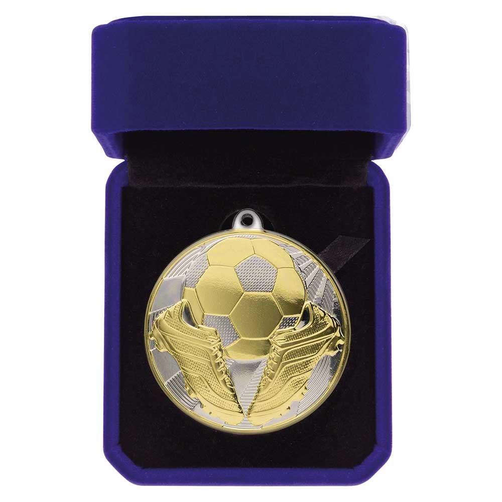 Premier Football Medal in Box