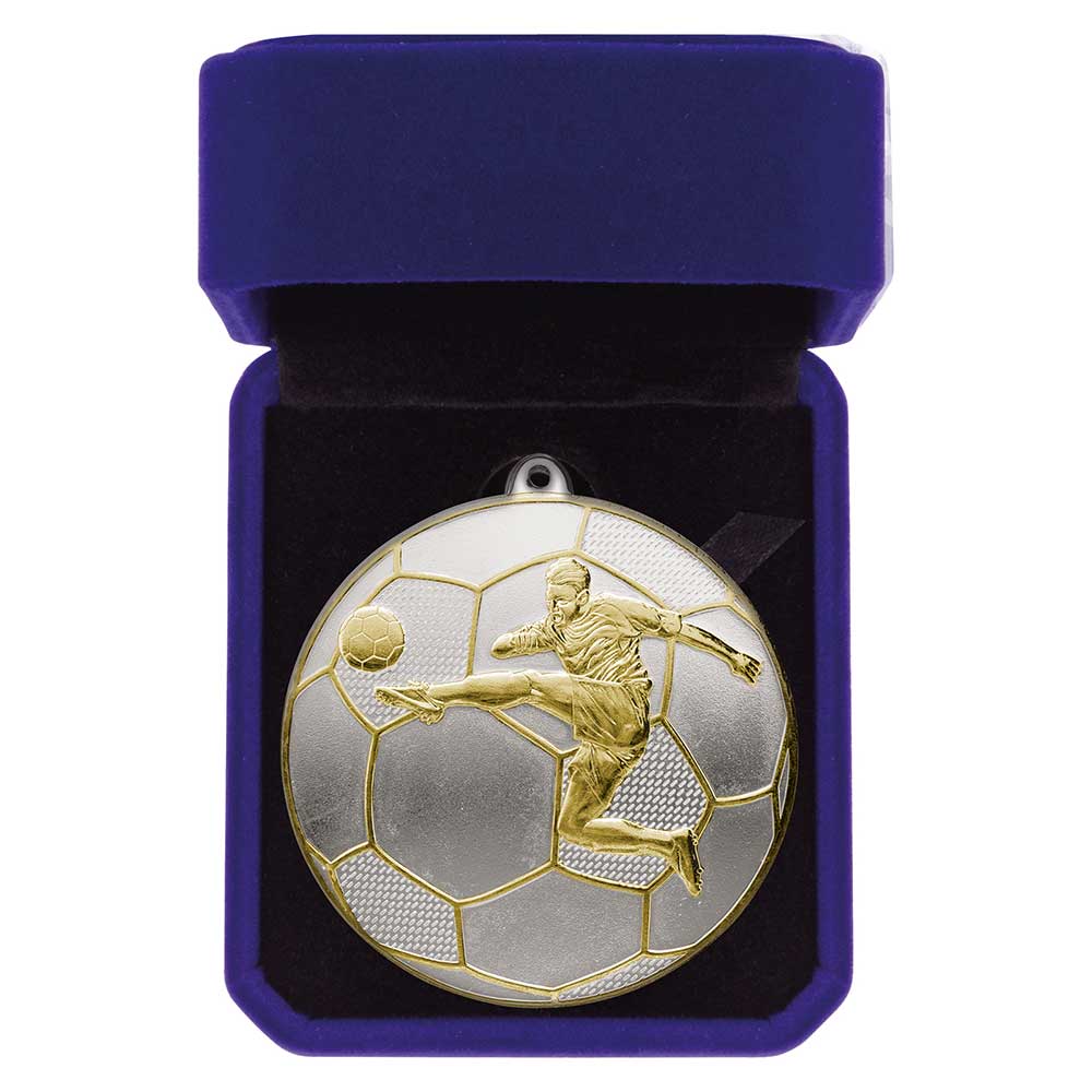 Premier Football Medal in Box