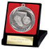 Typhoon Football Medal & Box (Silver)