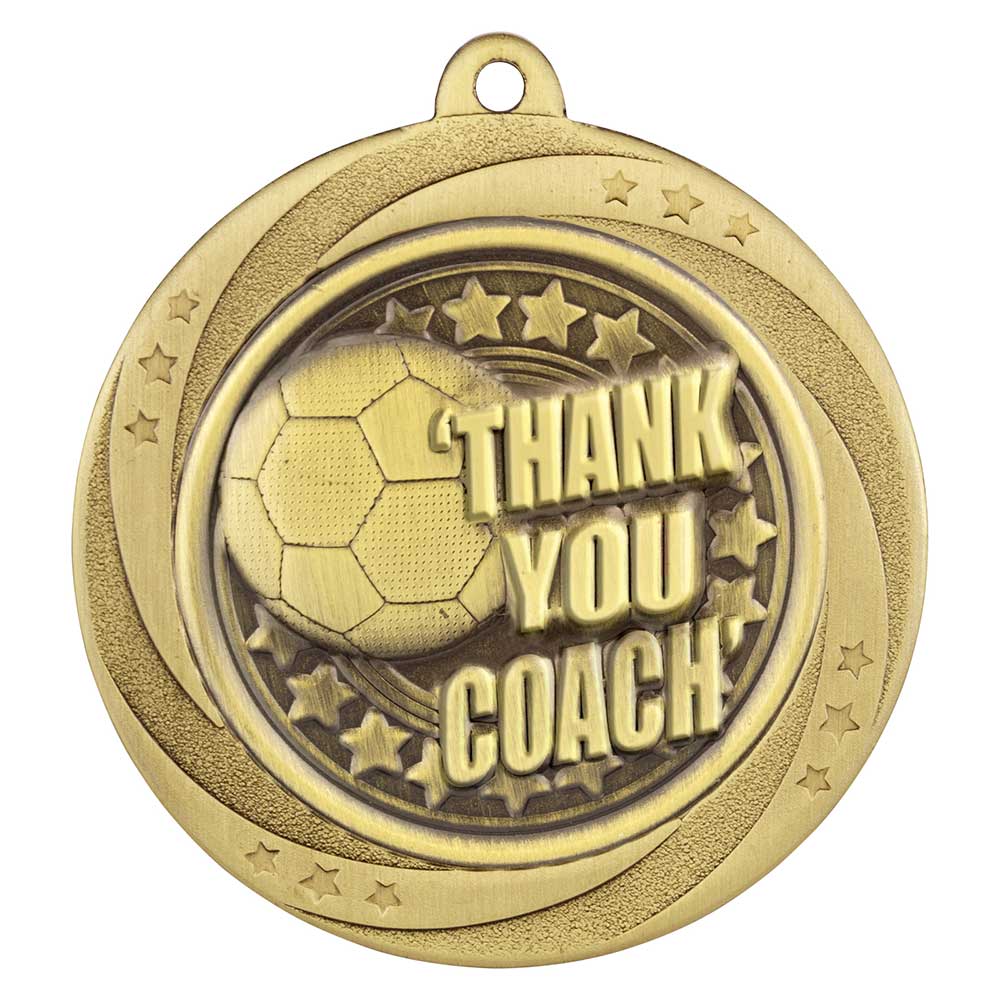 Superstar Thank you Coach Medal (Gold)