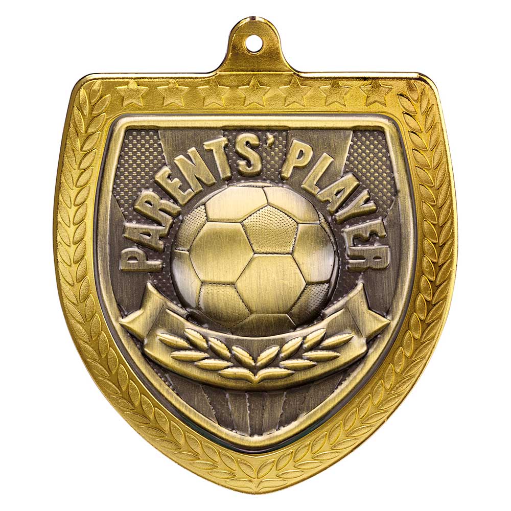 Cobra Football Parents Player Shield Medal (Gold)