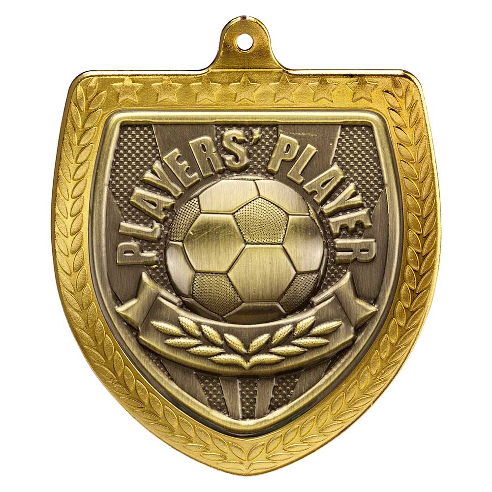 Cobra Football Players Player Shield Medal (Gold)