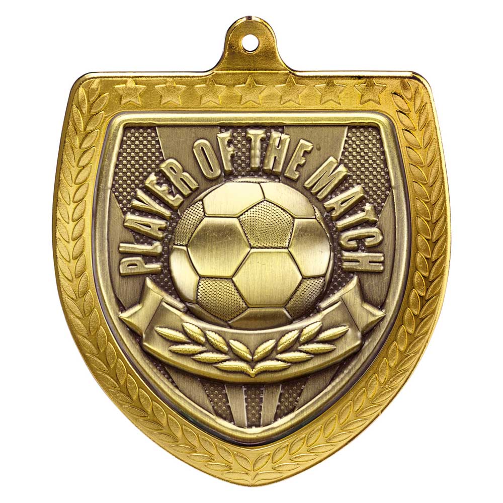 Cobra Football Player of the Match Shield Medal (Gold)