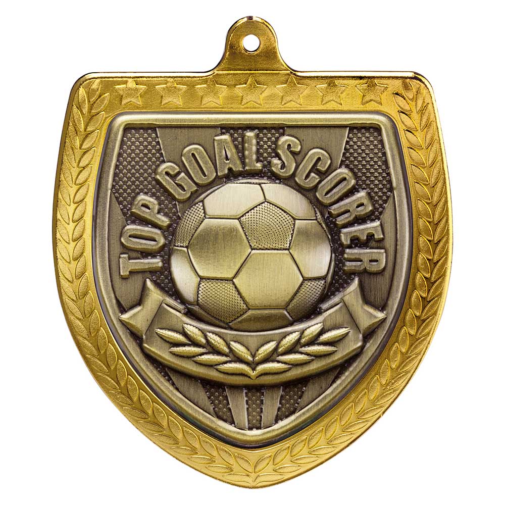 Cobra Football Top Goal Scorer Shield Medal (Gold)