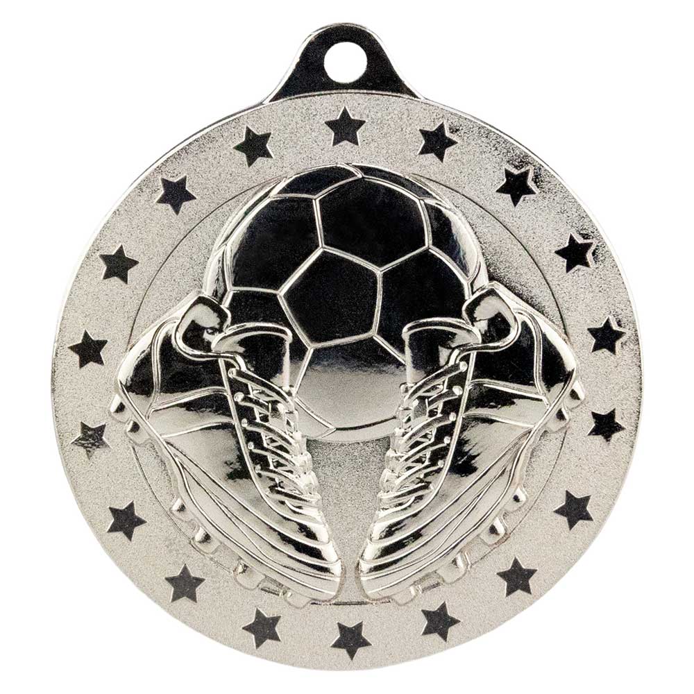 Cascade Stars Football Medal Silver