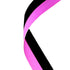 Black and Pink Medal Ribbon with Clip