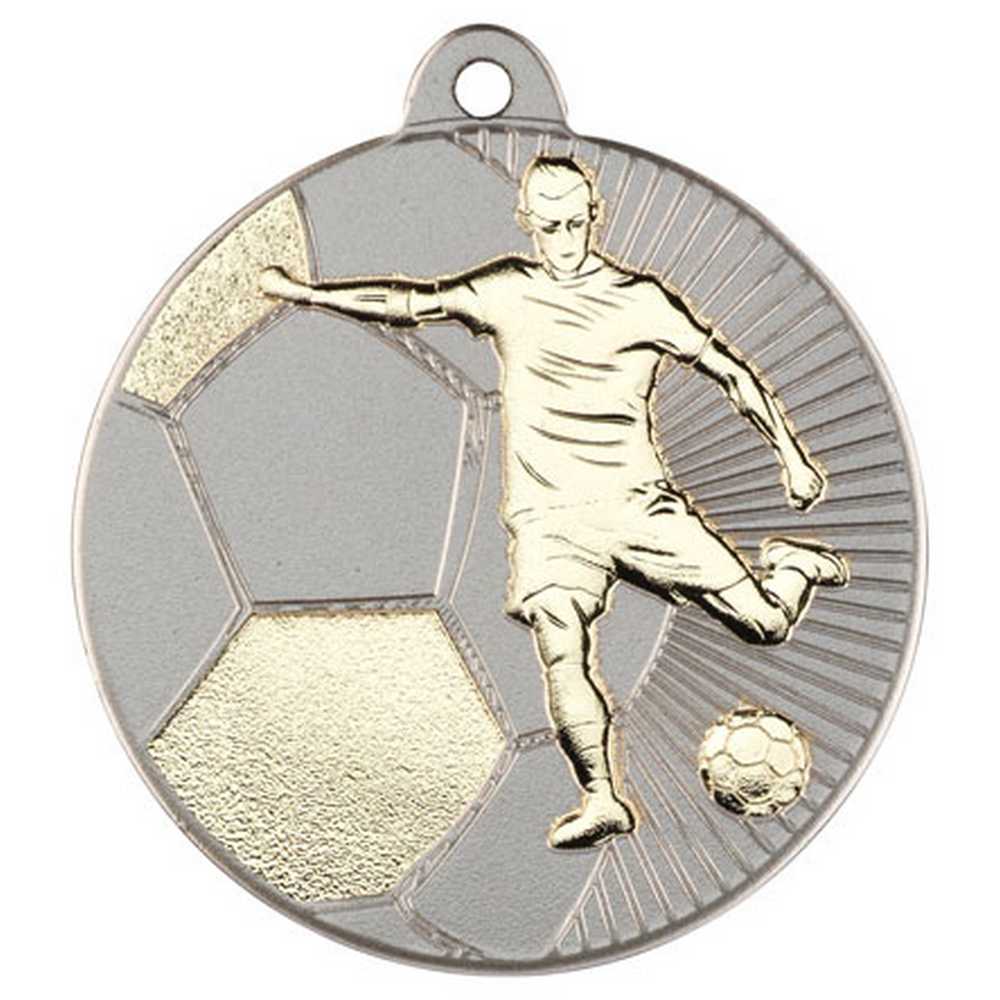 Football Striker Medal (Gold) (50mm)