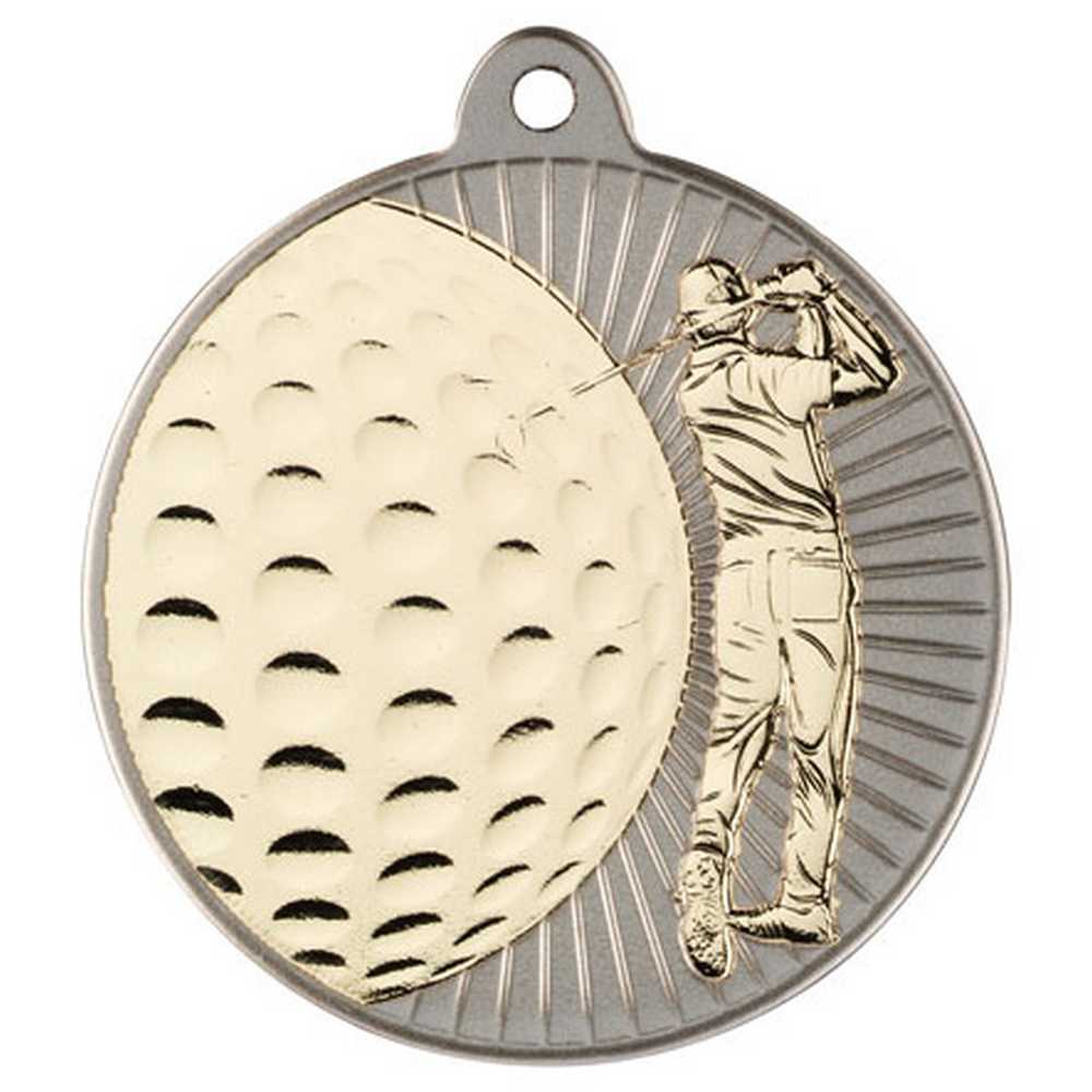 Golf Swing Medal (Gold) (50mm)