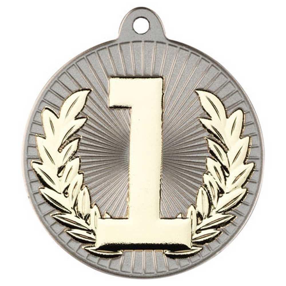 Metal Medal 1st Silver/Gold (50mm)