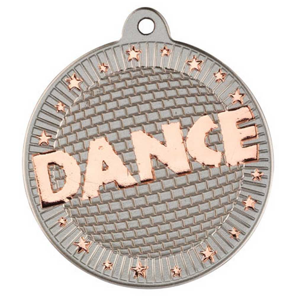 Dance Metal Medal Silver/Bronze (50mm)