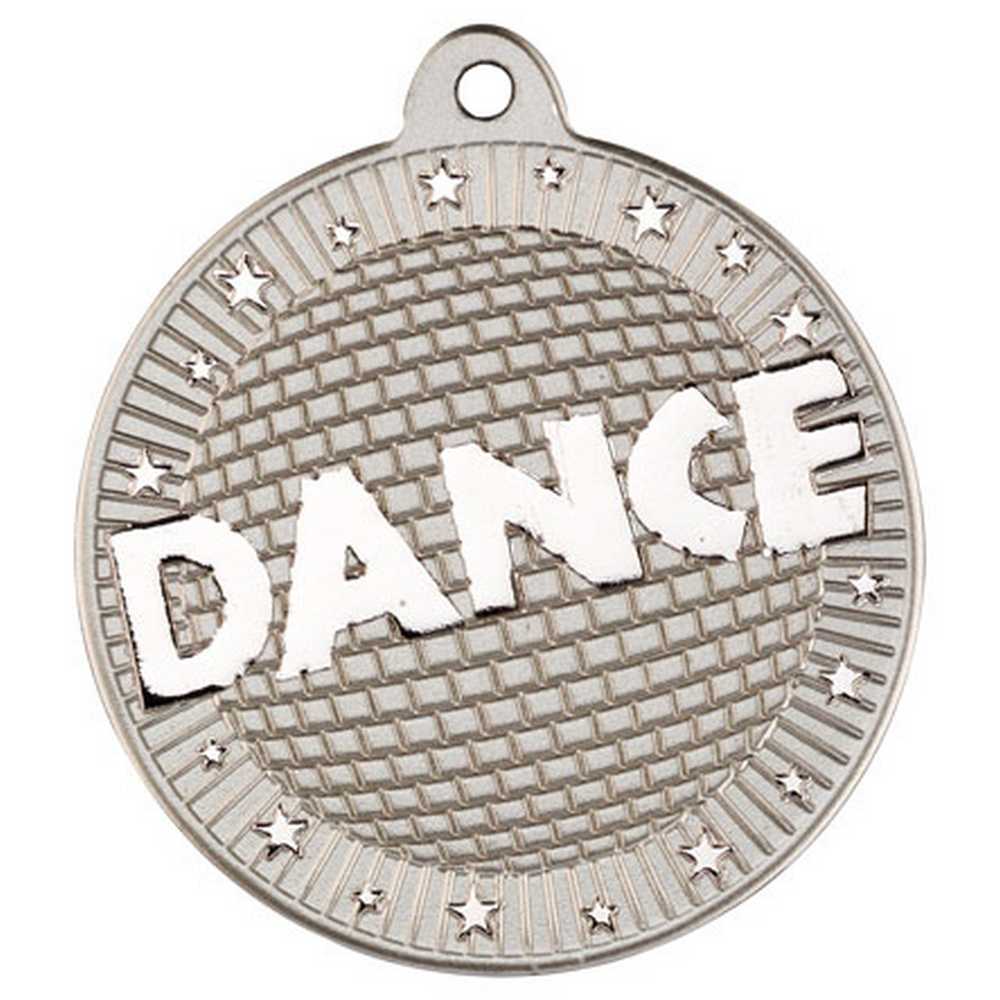 Dance Metal Medal Silver (50mm)