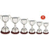 Nickel Plated Cup on Round Plinth with Band
