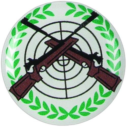 Rifle Shooting Printed Medal Centre