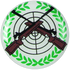 Rifle Shooting Printed Medal Centre