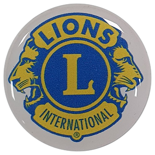Lions International Logo Printed Medal Centre