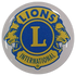 Lions International Logo Printed Medal Centre