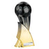 Firestorm Football Trophy (Black/Gold)