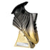 Power Boot Football Trophy (Black/Gold)