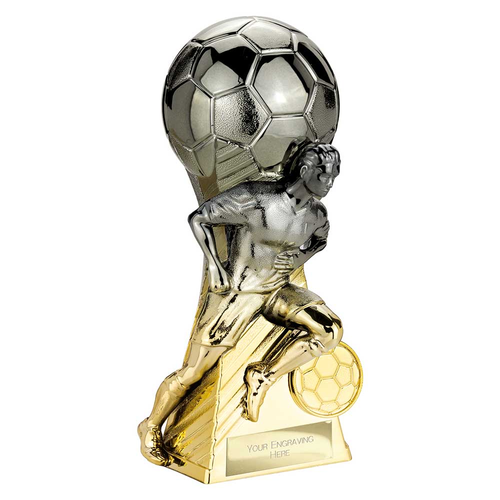 Trailblazer Football Figurine Trophy (Silver/Gold)