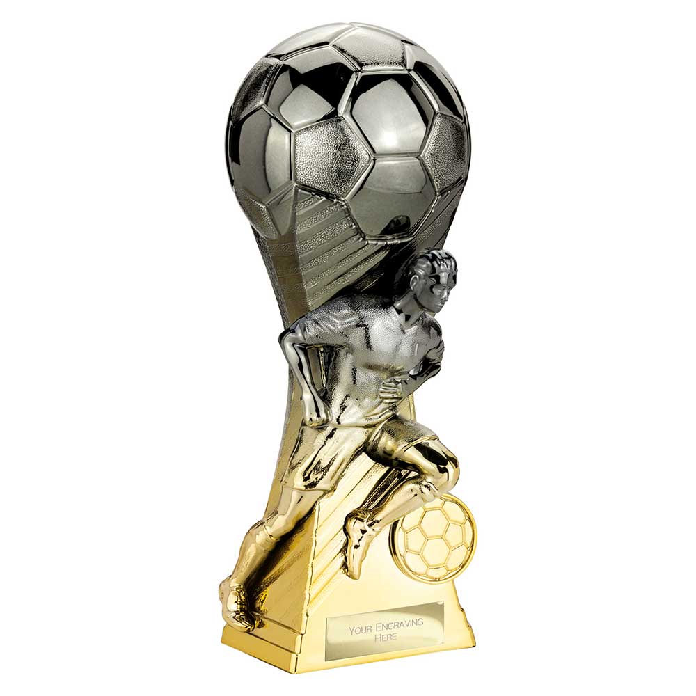 Trailblazer Football Figurine Trophy (Silver/Gold)