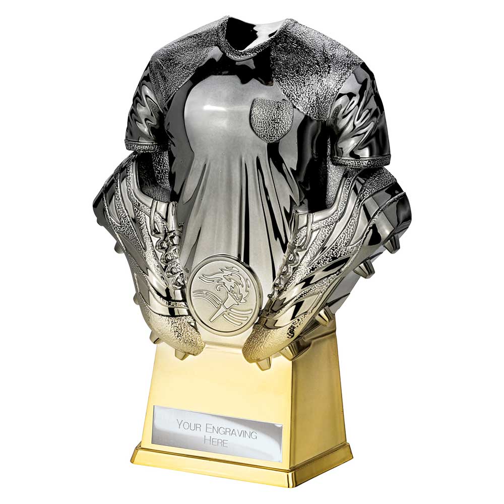 Invincible Football Shirt Trophy (Silver/Gold)