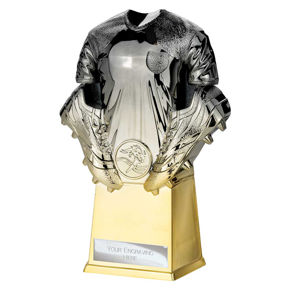 Invincible Football Shirt Trophy (Silver/Gold)