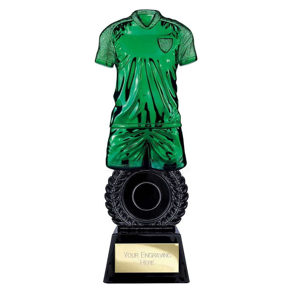 Intensity Football Award - Metallic Green & Black